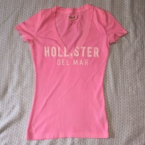 Pink Hollister shirt